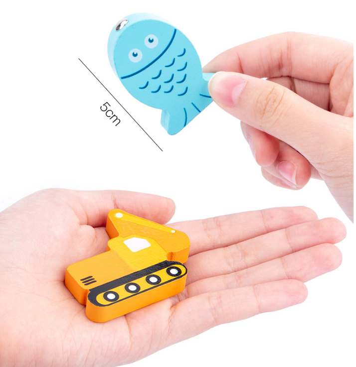 Magnetic fishing puzzle educational toys