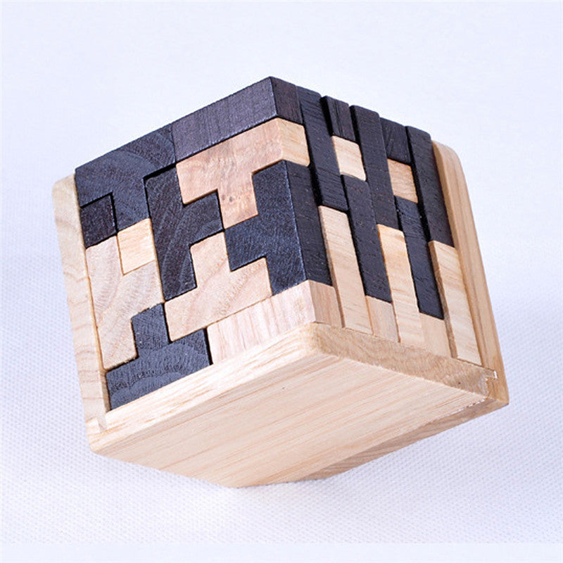 Creative 3D Puzzle Luban Interlocking Wooden Toy Early Educational Toys Puzzles